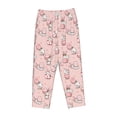 thumbnail image 6 of Uemuo Easter Rabbit Pattern Women's Wide Leg Palazzo Lounge Pants with Pockets Light Weight Loose Comfy Casual Pajama Pants-XX-Large, 6 of 9