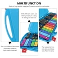 thumbnail image 4 of Hytrove 1Pcs Musical Instrument Enlightenment Toys Metallophone in Colorful Metal for Children, 4 of 5