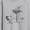 thumbnail image 3 of Peanuts - Snoopy Woodstock Igloo - Men's Long Sleeve T-Shirt, 3 of 6