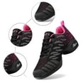 thumbnail image 6 of Wovix Women's Jazz Shoes Lace-up Sneakers Breathable Air Cushion Lady Split Sole Athletic Walking Dance Shoes Platform Basic Soft Daily Athletic Footwear, 6 of 7