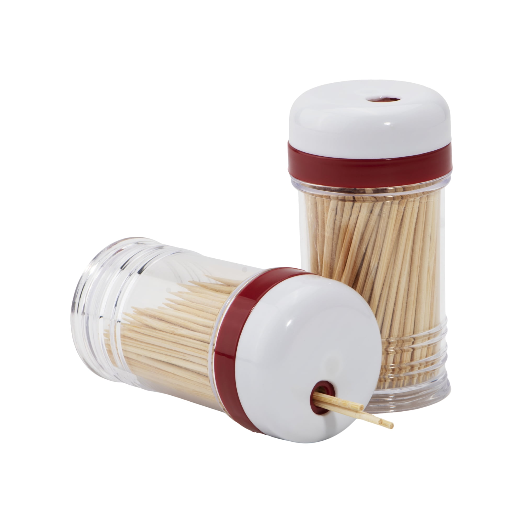 GoodCook PROfreshionals 2-Piece Shake-A-Pick Toothpick Dispenser Set with 400 Bamboo Toothpicks