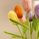 thumbnail image 4 of tulipanes individuales tejidos a mano, regalo romántico de San Valentín para esposa, flores de tulipán para entrega el día de la madre, 4 of 6