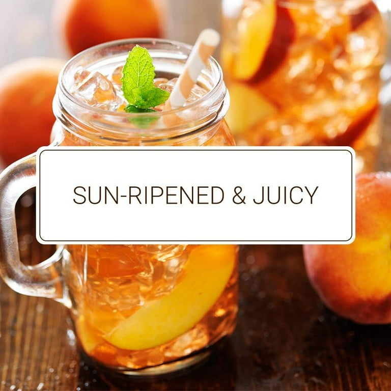 Monin - Peach Syrup for Drinks, Fresh Juicy Flavors, Great for