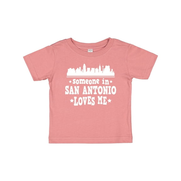 Inktastic Someone in San Antonio Loves Me Texas Boys or Girls Baby T-Shirt