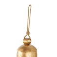 thumbnail image 4 of Campana decorativa de metal Deco 79 para interior y exterior, dorada, 17 cm, 4 of 5