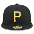 thumbnail image 2 of Men's New Era Black Pittsburgh Pirates Baseball Hall of Fame 59FIFTY Fitted Hat, 2 of 5