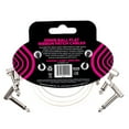 thumbnail image 2 of Ernie Ball Flat Ribbon Patch Cable 3-Pack, 12in, White P06386, 2 of 11