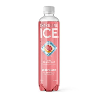 Sparkling Ice® Naturally Flavored Sparkling Water, Pink Grapefruit 17 fl oz Plastic Bottle (Pack of 2)