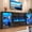 Black-94.5'', variant on Blotout 82'' Fireplace TV Stand for 90/95''TV with 50'' Fireplace, LED Modern High Gloss Entertainment Center with Power Outlet, 4 Drawers, Adjustable Shelf, 2-Tier TV Console Cabinet, Black