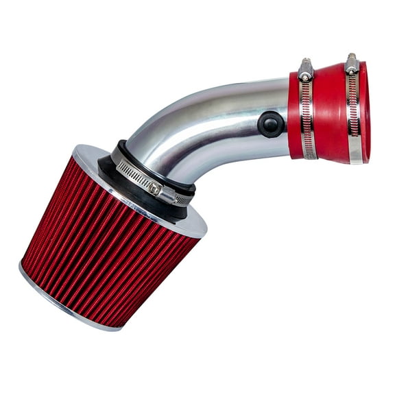 Rtunes Racing Short Ram Air Intake Kit   Filter Combo RED For 93-01 BMW E32 E38 740i / 740il / E34 E39 540i 4.0L/4.4L V8