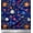 Indigo Blue, variant on Soimoi Silk Fabric Dot,Leaves & Floral Clip Art Decor Fabric Printed Yard 42 Inch Wide
