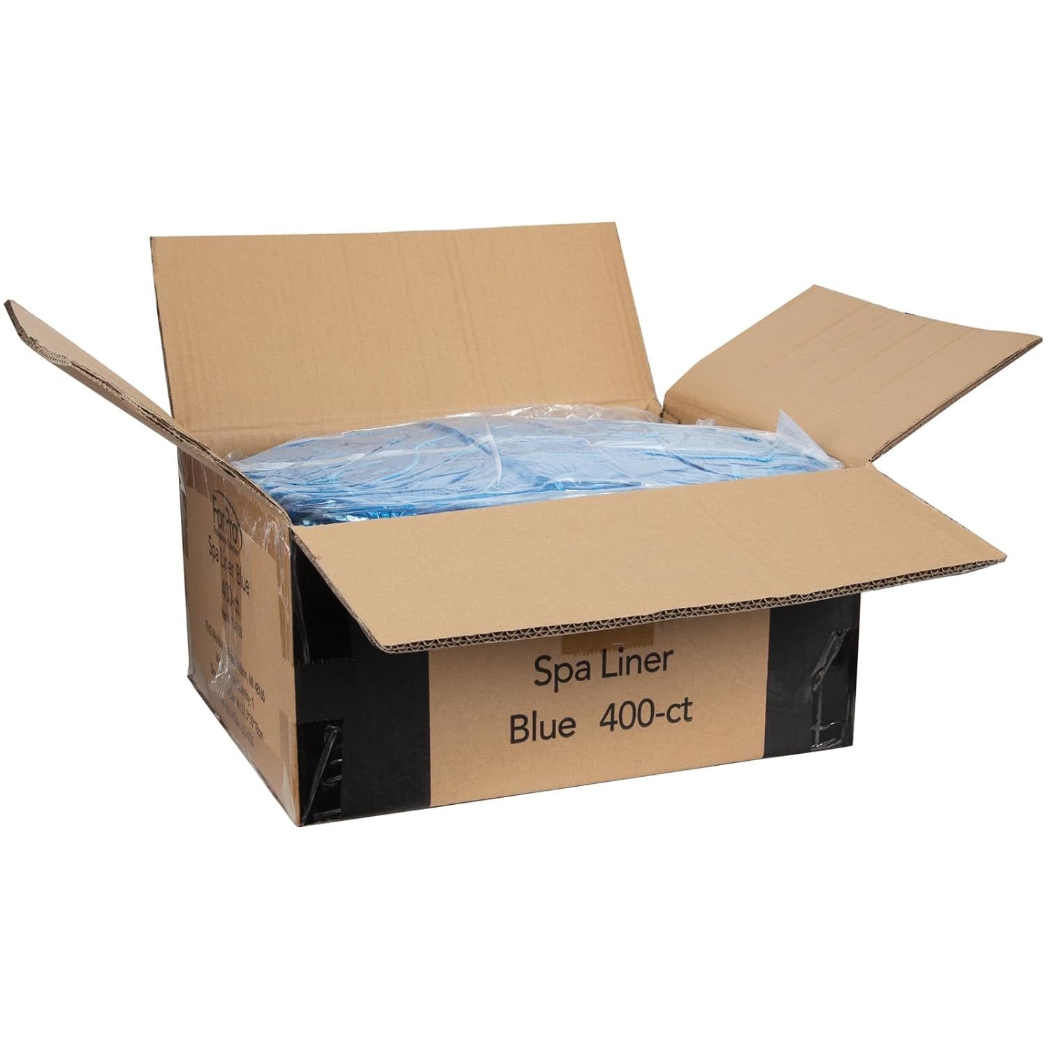 ForPro Basics Spa Liners, Blue, Fit All Pedicure Spas, Disposable Pedicure Liners, 400-count