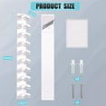 thumbnail image 2 of Rack 2 Storage Display Organizer for Cabinets and Wall Mount Hat Holder with Layered Installation Option to Store Hats, 2 of 3