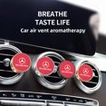 thumbnail image 2 of Clip de ambientador de perfume redondo para coche, accesorio para Mercedes Benz AMG W204 W205 W203 W211 W212 W213 W201 W210 W124 GLC, 2 of 5