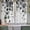 Black, variant on Black Gradient Tier Curtains 24 Inch Length, Abstract Polka Dots Vintage Modern Cafe Short Curtains for Bathroom Over Sink, Small Kitchen Curtain Light Filtering Tiered Drapes 2 Panels 27.5"Wx24"L