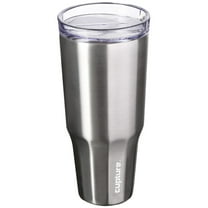 Cupture® Travel Tumbler Stainless Steel - 32 Oz (Silver)