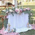 thumbnail image 1 of mmirethe Durable Artificial Flower Table Runner - Good Texture Exquisite Crafted Decoration Wedding Blue 1Set, 1 of 6