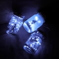 thumbnail image 3 of Luces solares para tarros de cristal, paquete de 10 luces LED colgantes para tapa de tarro con colgador (sin tarros) para jardín, 3 of 5