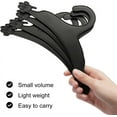 thumbnail image 3 of 20 Packs Pet Apparel Hangers Black Pet Clothes Hangers Lovely Plastic Flexible Strong Paw Print for Dog Cat Pet Toddler Small Coat Hanger 5x8.86inch, 3 of 9