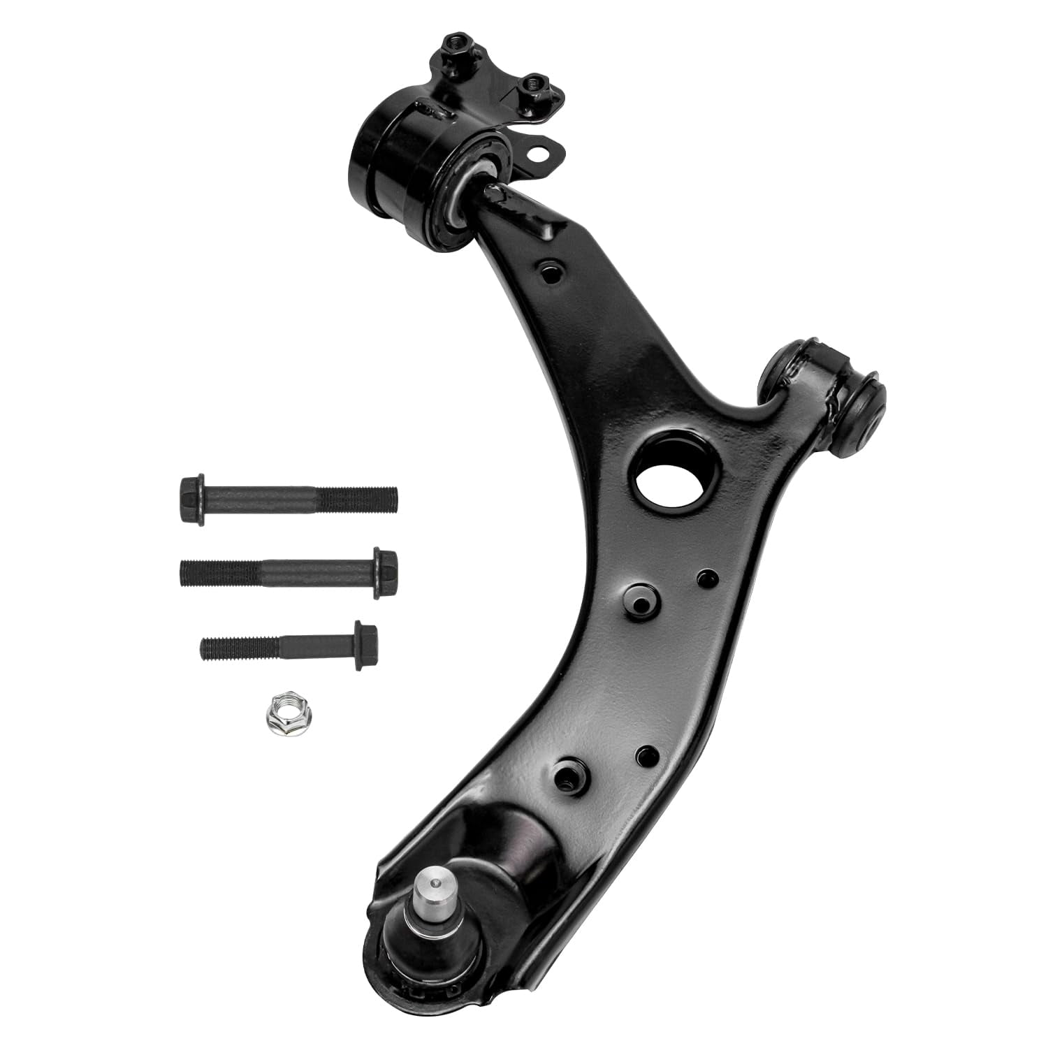 Detroit Axle -  2pc Front Lower Control Arms for 2004-2009 Mazda 3 Sport, 2006-2017 Mazda 5, 2 Lower Control Arms Ball Joints Pair Assembly 2005 2007 2008 2010 2011 2012 2013 2014 2015 2016