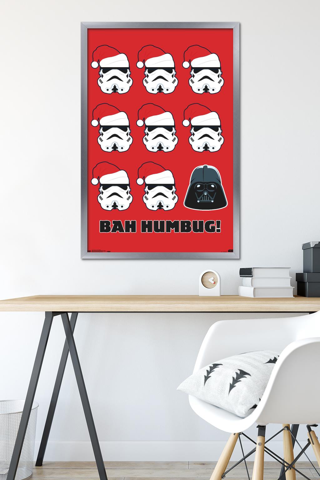 Star Wars: Saga - Bah Humbug Wall Poster, 22.375" x 34" Framed