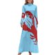 thumbnail image 2 of Vestido largo de langosta vestido de fiesta noche Vestidos de mujer verano elegantes y bonitos vestidos de mujer vestidos de noche damas, 2 of 5