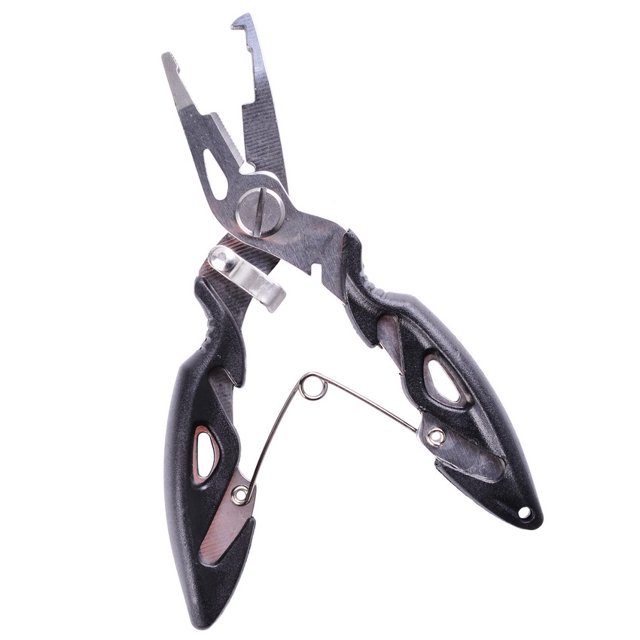 ALASICKA 1PCS Outils de Pêche Multifonctions Accessoires pour Matériel d'Hiver Pinces à Pêche Tige Tricotée Mouches Ciseaux Ensemble Pinces à Poisson N05