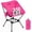 Pink, variant on Spanspace Folding Camping Chair, Foldable Outdoor Lawn Chair with Cup Holder and Carry Bag, Heavy Duty 350LBS Capacity, Portable Lightweight Camping Chair for Camping, Backyard, Beach, Black