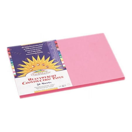 UPC: 0045173070078 | SunWorks PAC7007 Construction Paper 50 / Pack Pink