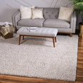 thumbnail image 3 of Unique Loom Davos Shag Soft & Cozy Area Rug 10' x 10' Square Linen, 3 of 5