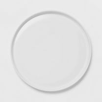 10.5" Plastic Stella Dinner Plate White -Recycled PET, Round, Dishwasher & Microwave Safe