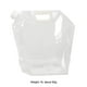 thumbnail image 5 of Bolsa De Almacenamiento De Agua Contenedor de agua plegable de PE para picnic al aire libre, bolsas de agua para acampar (blanco 5L) Likrtyny  Para Estrenar, 5 of 6