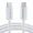 White, variant on AFFHAUSEN USB C to USB C Cable 7ft Braided Black, 240W Fast Charging, 480Mbps, Nylon Braided USB-C Cord for MacBook Pro/Air, iPad Pro, Dell XPS, Samsung Galaxy S25, Laptops