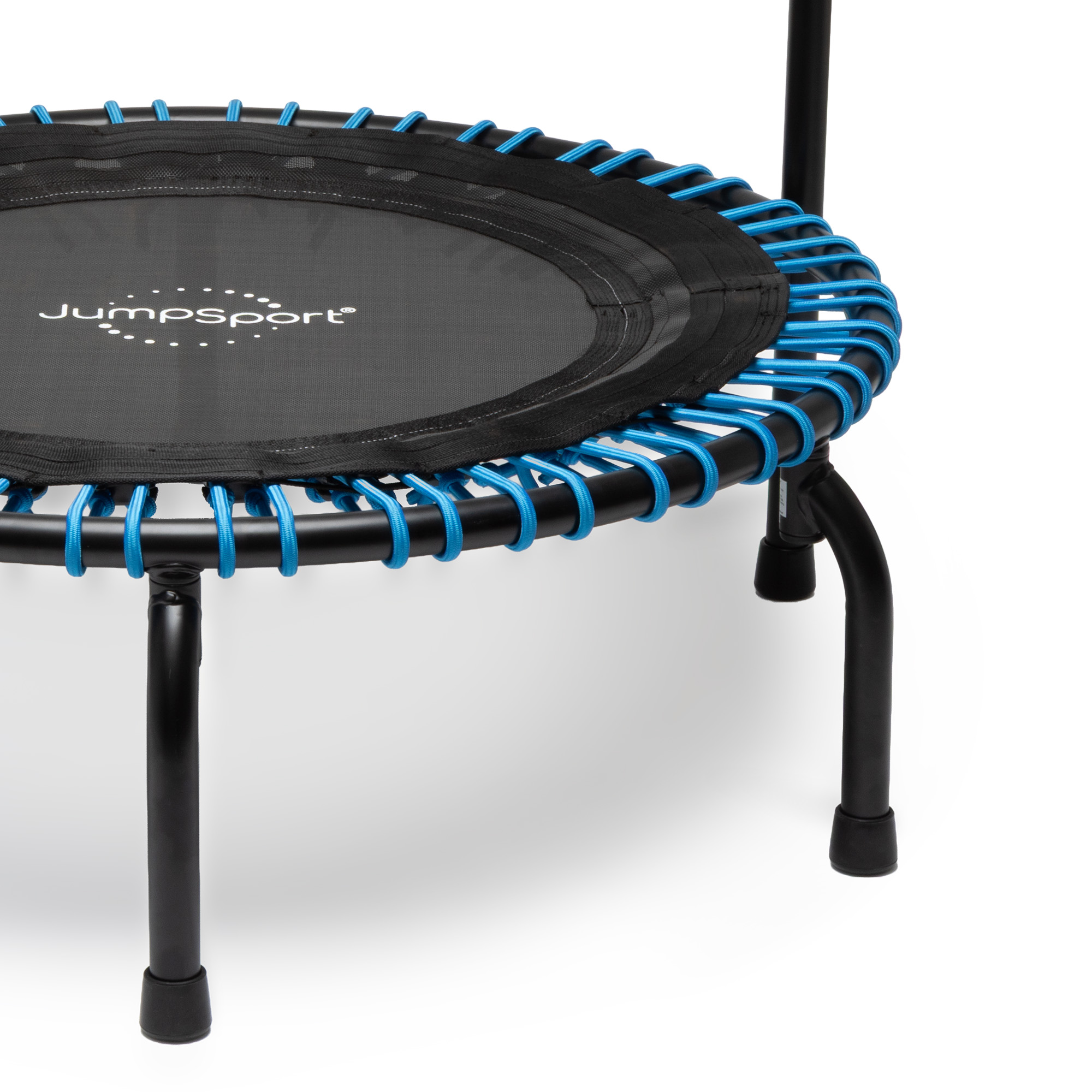 JumpSport 350 Series 39" Trampoline & Handle Bar w/Adjustable Bungees, Teal