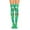 Multicolor, variant on Wdfiry Women's Stockings Polka Printed Christmas Clown Stockings, Extra Long Knee Length Warm Tight Knit Socks