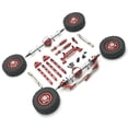 thumbnail image 1 of Ounissouiy RCGOFOLLOW aleación de aluminio CNC mecanizado eje del Portal trasero delantero Kit DIY para 1/12 Rc eje del Portal trasero delantero Kits de construcción modelo Rojo, 1 of 6