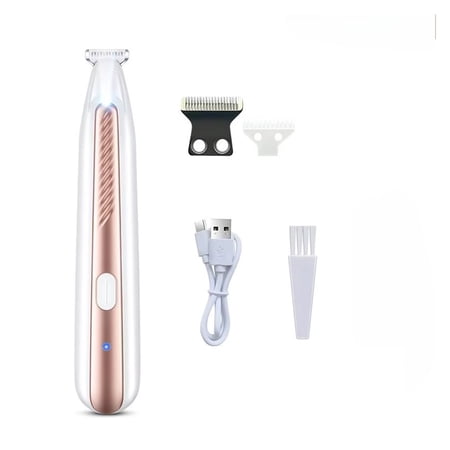 Smart Waterproof Pet Hair Shaver Dog Foot Shaver Cat Hair Removal Electric Clipper Local Trimmer Cordless Design