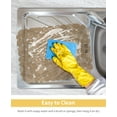 thumbnail image 7 of Bligli Pebble Sink Mat 2-Pack - PVC Kitchen Protector for Stainless Steel/Ceramic, Dish Drying Mat for Dishes, 15.7" x 11.8", Clear Yellow, 7 of 7