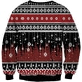 thumbnail image 3 of Lotusprinthandmade Bigfoot Christmas Vibe Camping Sweater (Midweight) S-5XL Multicolor (L), 3 of 5