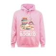 thumbnail image 4 of Mi fin de semana está todo reservado, divertidas y lindas sudaderas con capucha con diseño de lector de libros, sudaderas de manga larga de alta calidad para mujer impresas en capuchas de otoño, 4 of 5