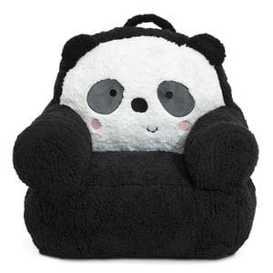 Delta Children Panda Cozee Buddy Chair, Black/White
