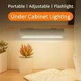thumbnail image 2 of Iluminación recargable para debajo de gabinetes, luz nocturna con batería de 2000 mAh y linterna, luz LED portátil con sensor de movimiento para armarios en casa (paquete de 1), 2 of 4