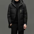 thumbnail image 4 of Ropa de invierno para hombre, marca 2024, chaqueta de plumón larga de seda de leche, chaqueta acolchada con relleno de plumón de pato para hombre, abrigos casuales nuevos, 4 of 5