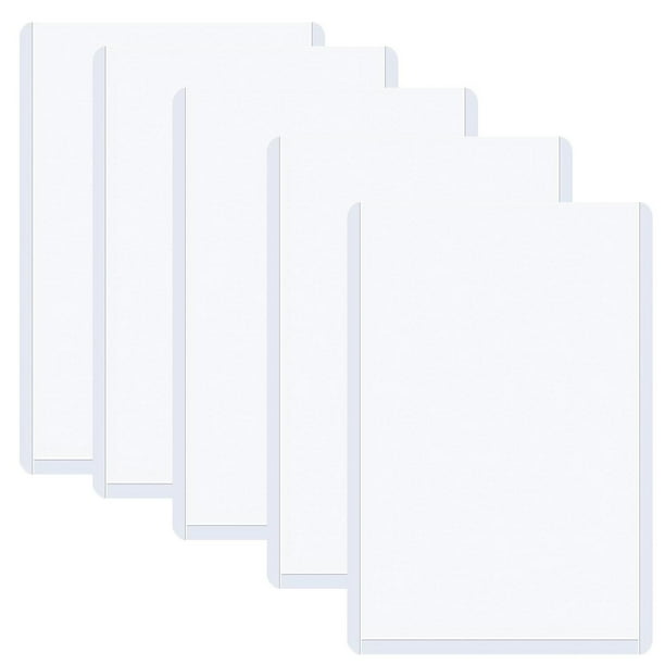 Micas de plástico duro VentDepot ProtectaShell 5Pzas 7.7x10cm PVC Semi-Rígida Transparente