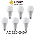 thumbnail image 2 of Bombilla Led superbrillante, 8W, 10W, 12W, 15W, 18W, 20W, 24W, E27, B22, AC220V, sin parpadeo, luz blanca cálida para el hogar y la habitación interior, 2 of 4