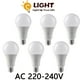 thumbnail image 2 of Bombilla Led superbrillante, 8W, 10W, 12W, 15W, 18W, 20W, 24W, E27, B22, AC220V, sin parpadeo, luz blanca cálida para el hogar y la habitación interior, 2 of 4