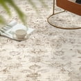 thumbnail image 2 of WIPONKEN 8'Round Rugs for Living Room Bedroom Dining Room Office Farmhouse, Machine Washable Non Slip Vintage Persia Rug Beige, 2 of 6