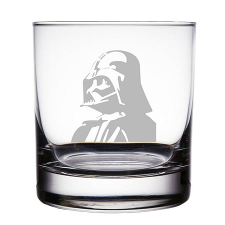 Darth Vader Star Wars Engraved 10 oz Rock Glass