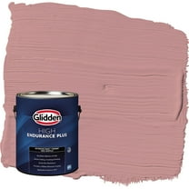 Glidden HEP Floral Tapestry / Pink Flat Exterior Paint with Primer, 1 Gallon