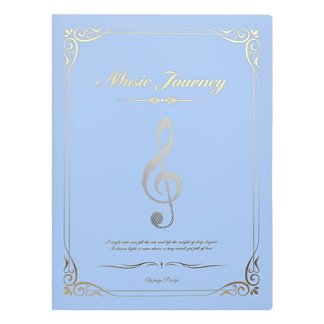 Dossier de Partition Musicale Support de Choeur Organisateur de Partitions pour Performance de Choeur Format Lettre Écriture Musicale Dossier de Choeur